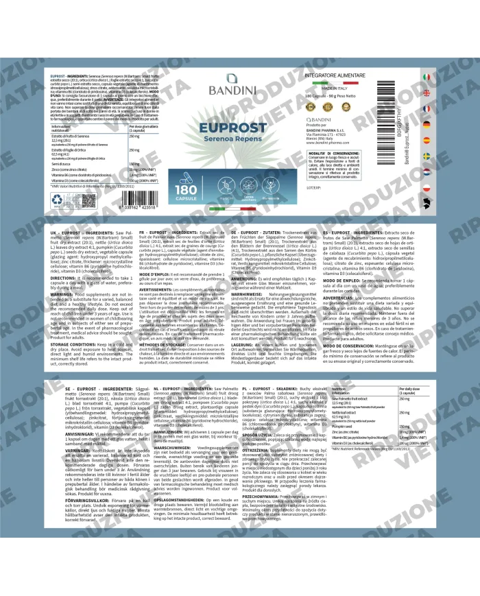 Euprost Serenoa repens - 180 capsule